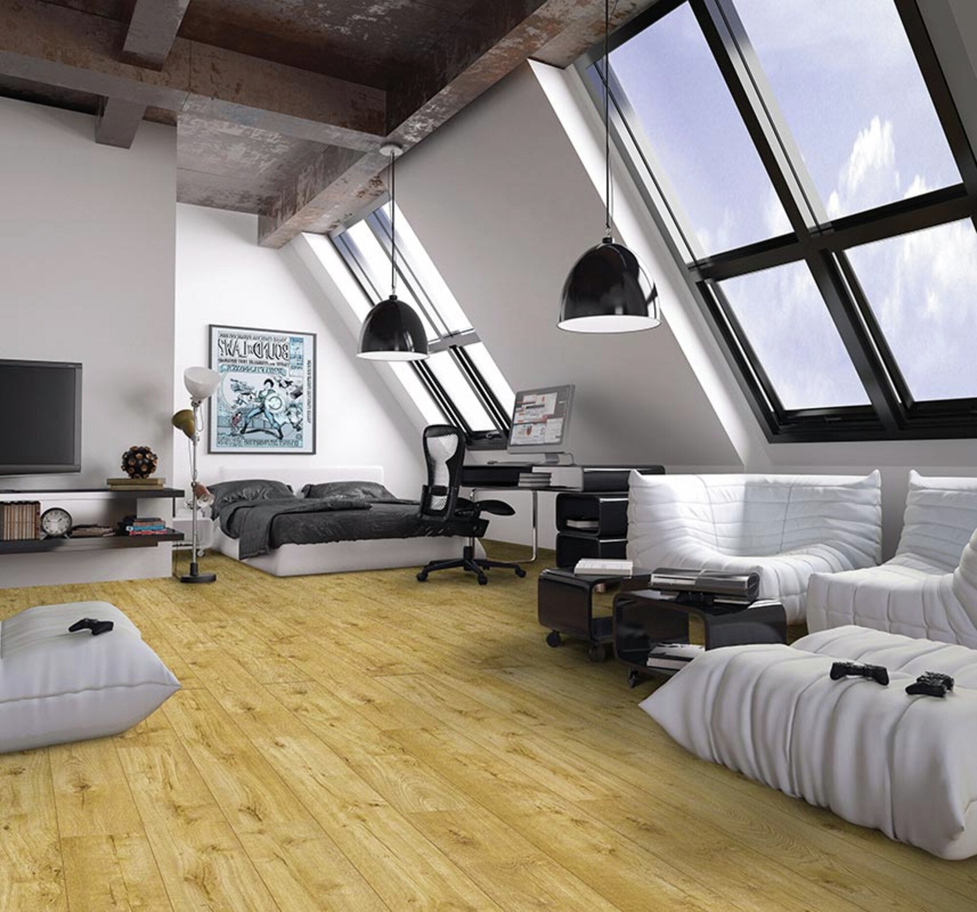 Laminuotos Grindys Terra – Barcelona Oak