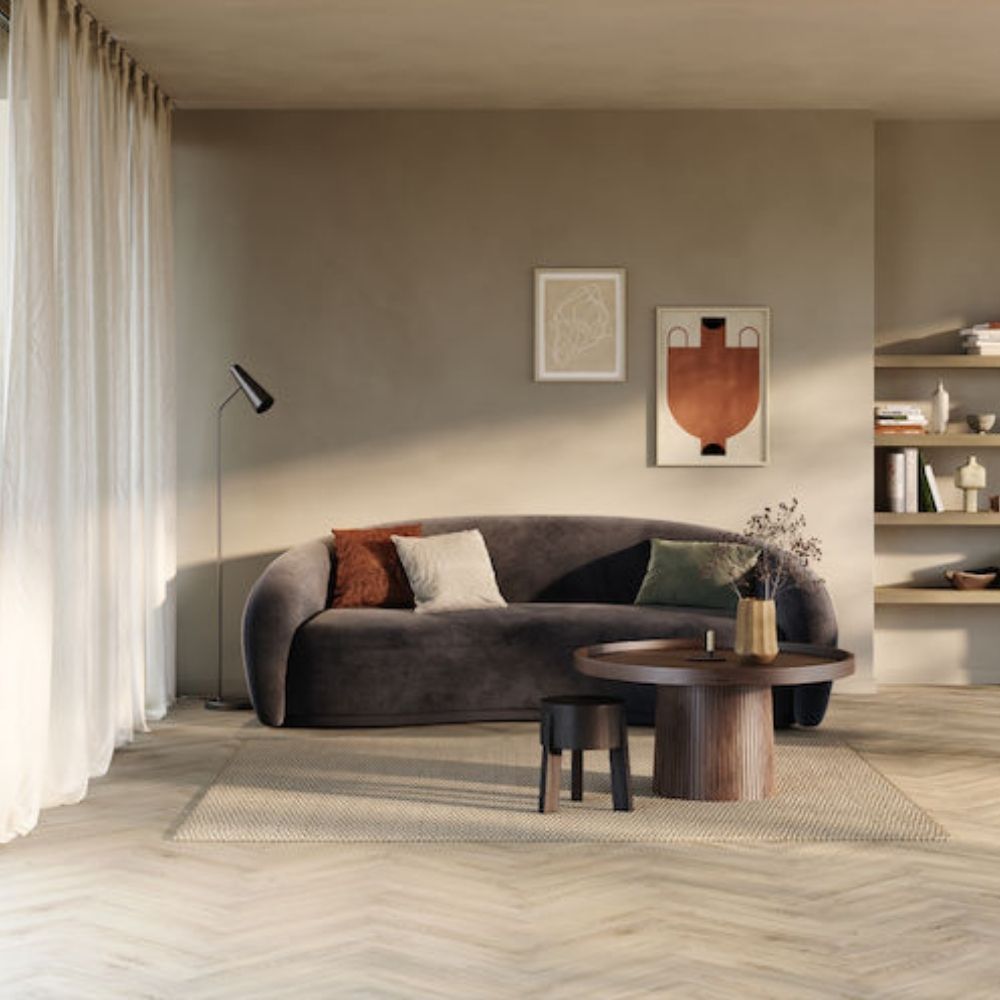 Laminuotos Grindys Eglutė Chateau – Bloom Sand Natural