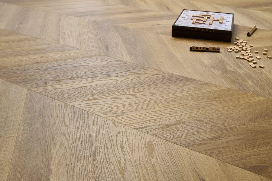 SPC Vinilinės Grindys Amaron Chevron – Georgetown Oak -
