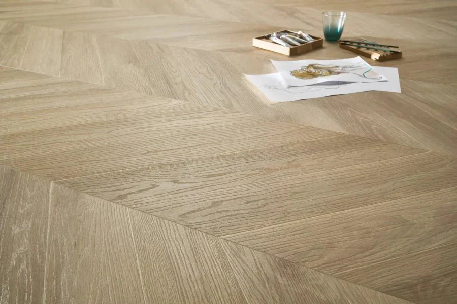 SPC Vinilinės Grindys Amaron Chevron – Princeton Oak -