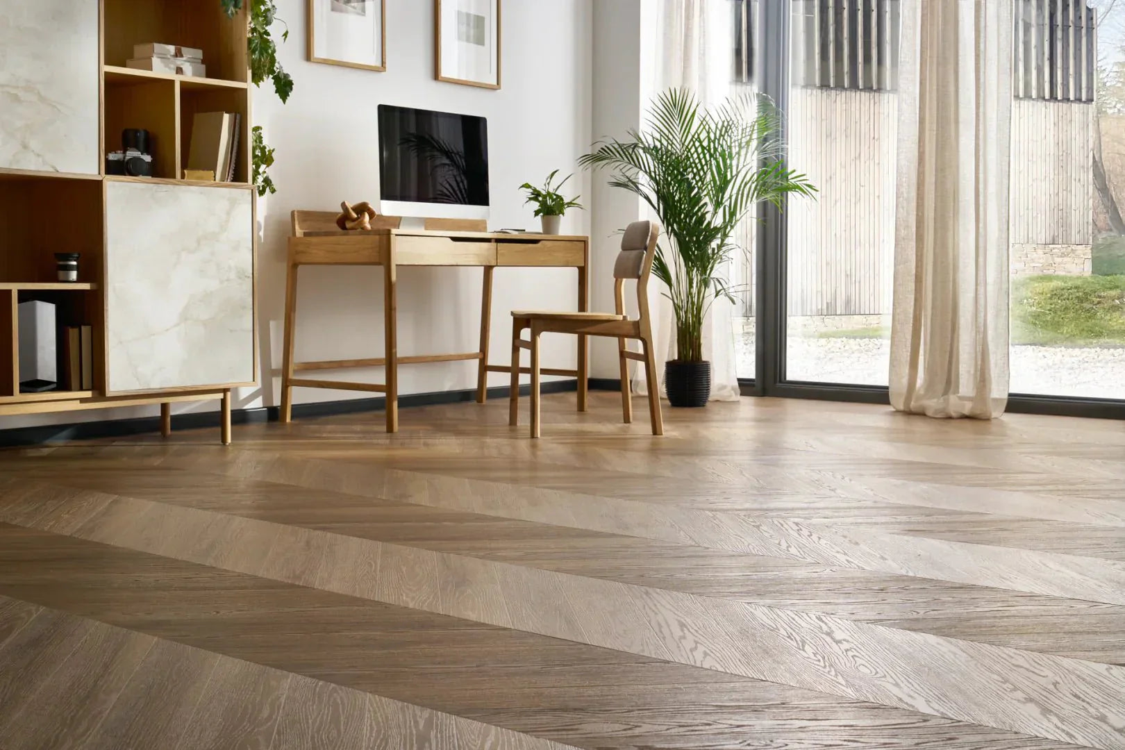 SPC Vinilinės Grindys Amaron Chevron – Rochester Oak - 