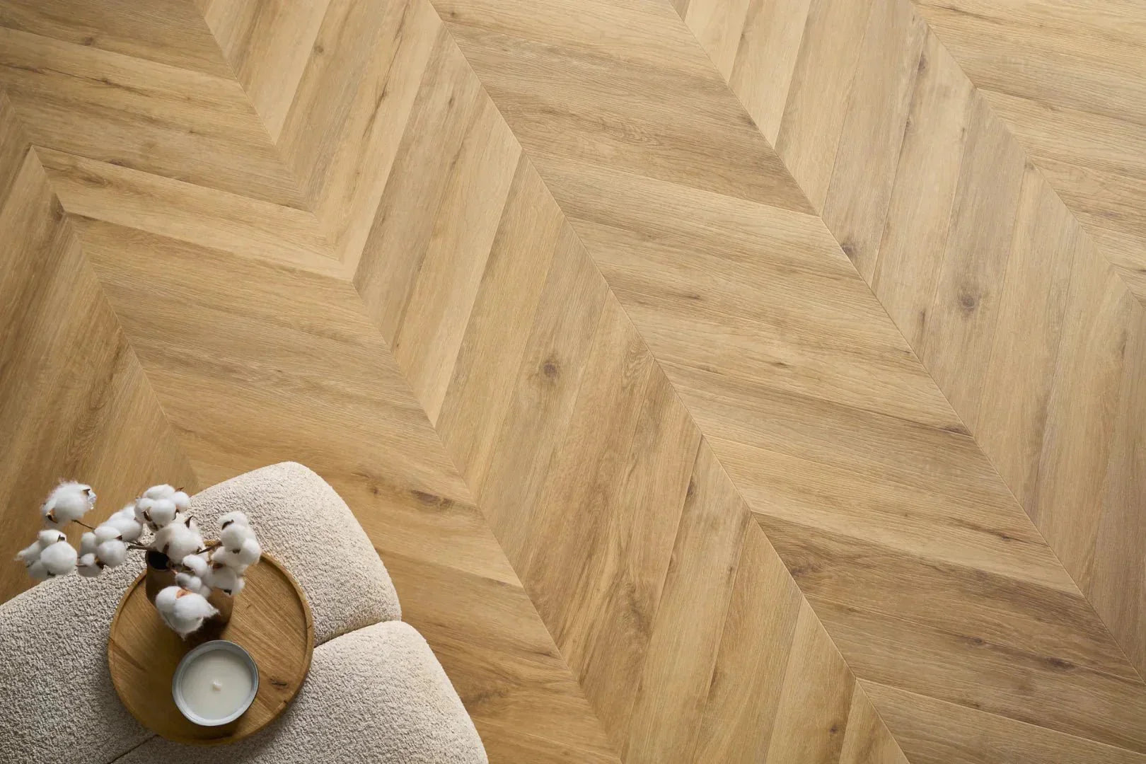 SPC Vinilinės Grindys Amaron Chevron – Wembley Oak - 