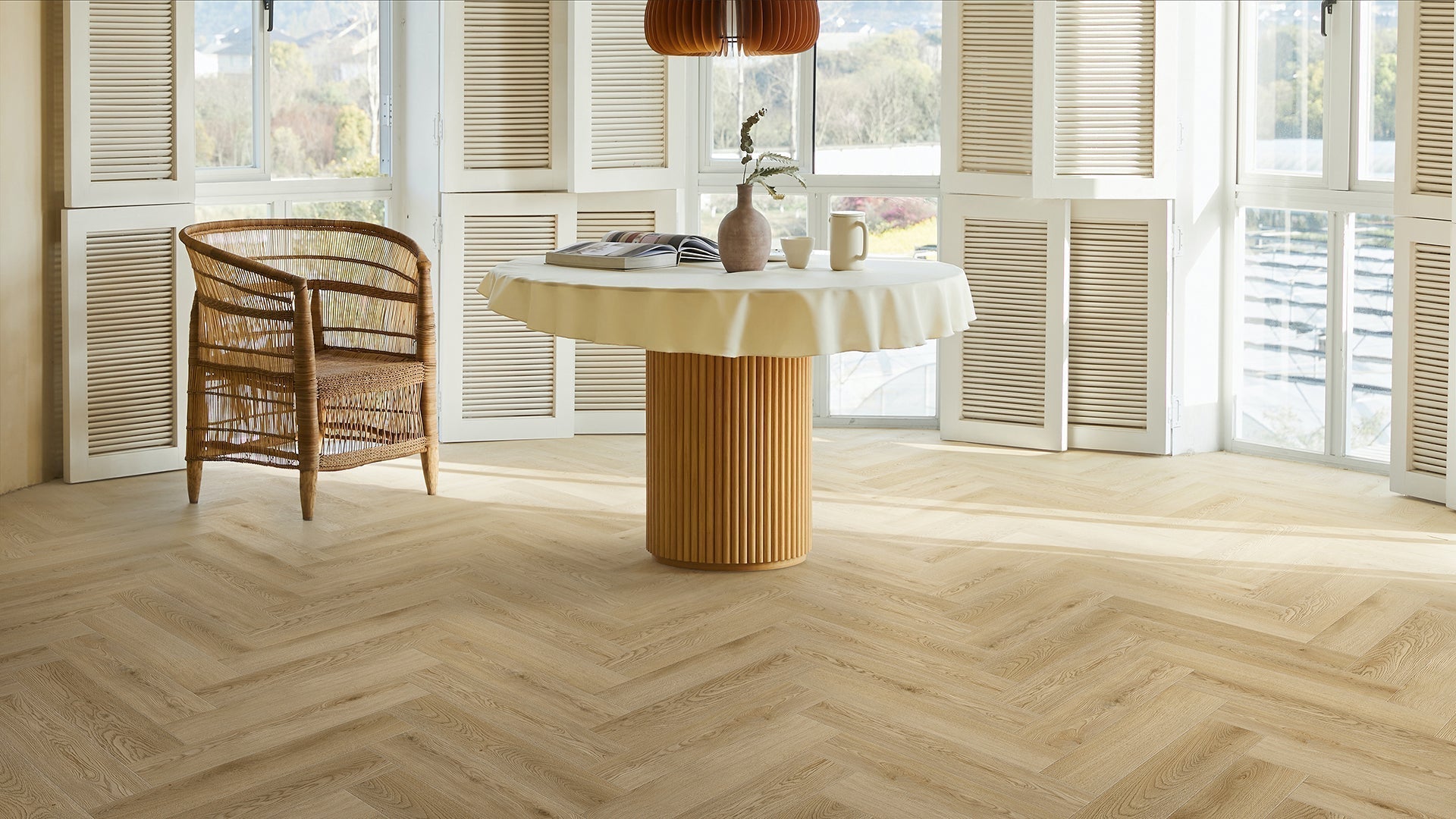 Vinilinės grindys Solen Herringbone Click Valley Oak - Kiliminesplyteles.lt