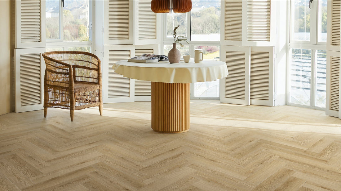 Vinilinės grindys Solen Herringbone GD Valley Oak - Kiliminesplyteles.lt